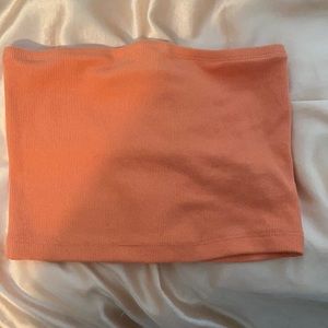 Orange tube top